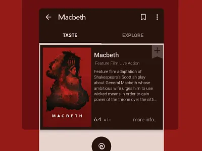 Tasteplore Dynamic Themes design ui