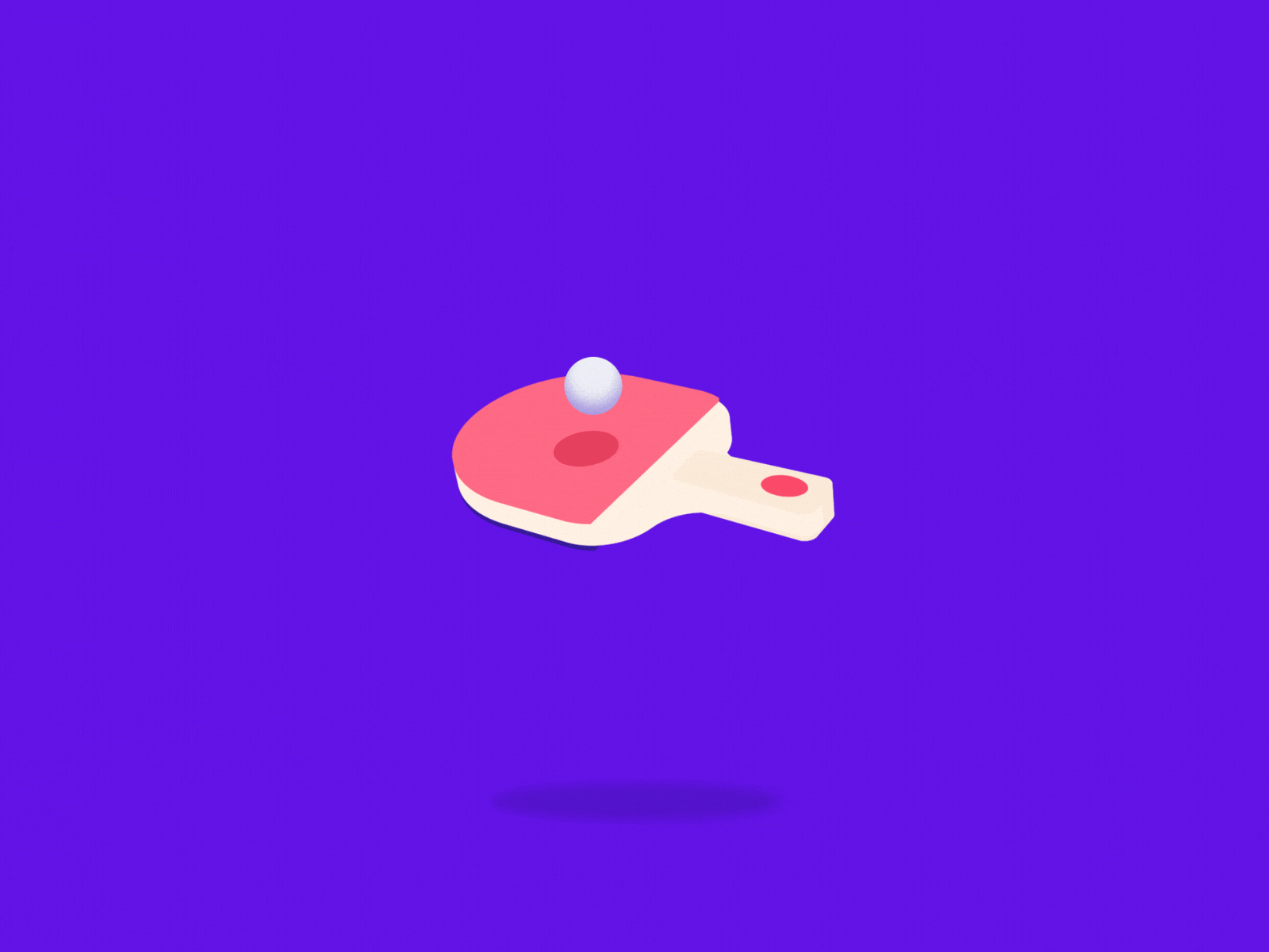 pingpong design dynamic effect illustration ui