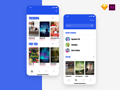 ebookstore - Mobile App Concept career design interface jobs landingpage mobileapp ui uiux