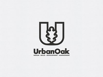 UrbanOak logo best best of dribbble brand branding design designer dribbble best shot icon identity leaf lgo lgoo logo logotype loog lgoo lgo loogtype minimal oak symbol u logo urban