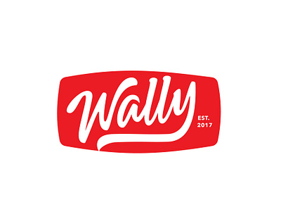 Wally badge logo clientwork clothing brand custom lettering hand drawn handlettering lettering logo designer logodesign logotype procreate typography typography design