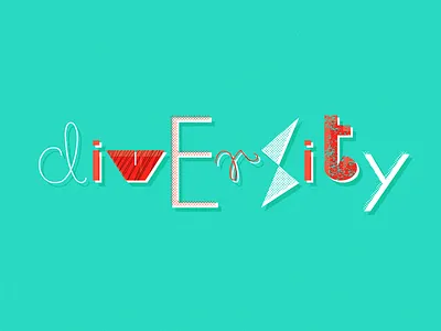 Diversity Day #5 admind art branding celebrate diversity illustration logo tolerance typography vector