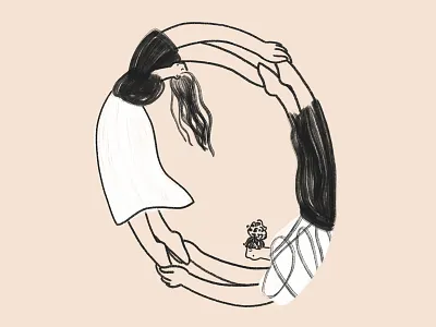 Account Sync ✨ account sync app illustration character editorial empower illustration illustrator product illustration sync woman