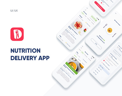 UI/UX of Nutrition Delivery APP mobile