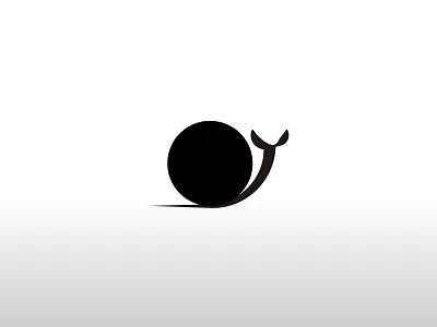 Snail branding design geometry icon illustration logo snail