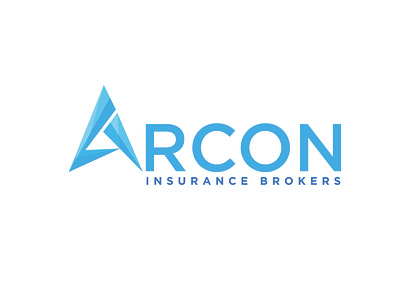 ARCON (Insurance brokers) branding design flat identity illustration illustrator logo minimal minimalist vector