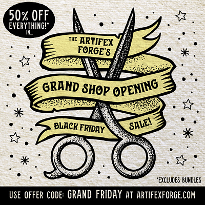 Artifex Forge Grand Opening NL grand jerry opening ribbon sailor scissors tattoo tattoos