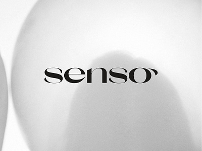 Senso Logotype apostrophe branding contrast design drop font fonts icon identity logo minimal photography rounded sense shadow subtle type typography