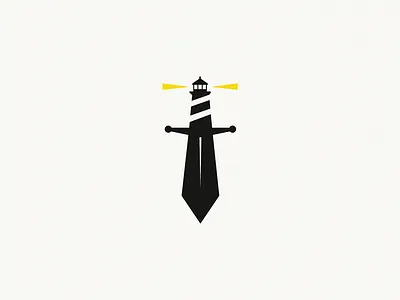 lighthouse sword / logo idea lighthouse sword