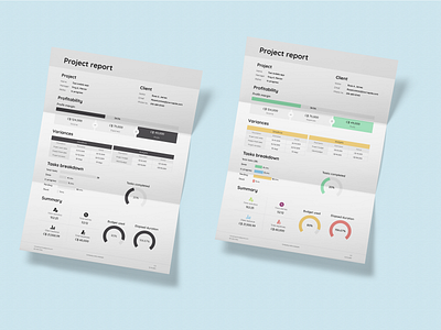 Project status report letter letterhead design print design report