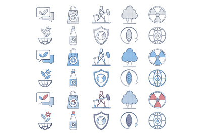 10 Free Ecology Icon ecology free freebie graphics icons vector