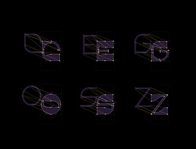 Design process – variable font Stories experimental type glyphs glyphsapp letter process research stories we tell type design typeface typography variable font