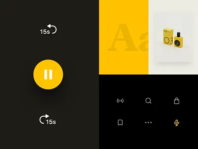 Monocle 24 - Visual Style app component ecommerce ios layout minimal player player ui podcast strv style system typography ui visual