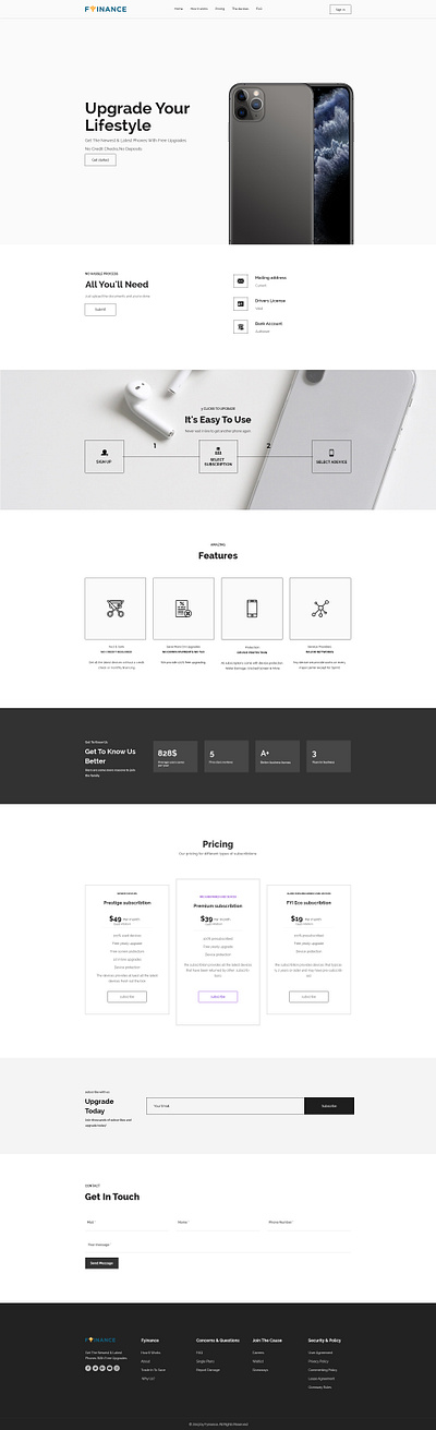fyinance website ui ux adobe xd branding design design app designer designs graphic graphic design illustration photoshop ui ui ux user experience user interface ux web desgin web designer web developer website design website developer