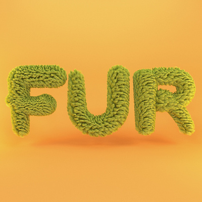 Fur 3d after effects c4d cinema4d design dribbble fur furry hair illustration mdcommunity redshift3d render