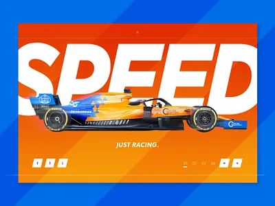 F1 McLaren Web Concept - Web Design concept designer f1 flat minimalist modern trendy ux ux design web web design