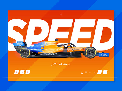 F1 McLaren Web Concept - Web Design concept designer f1 flat minimalist modern trendy ux ux design web web design