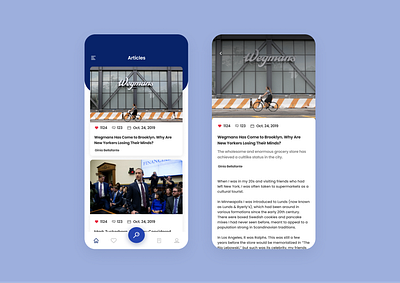 newsapp app application branding design illustration ui ux