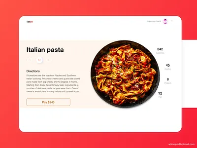 Tasod Food Delivery Dashboard detail accessible categories color theory dashboard design designspiration food food and drink food app ixdmobile mobile ui ux