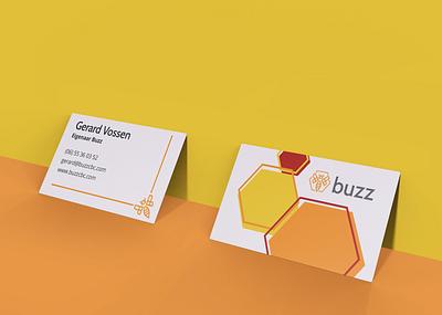 buisniness card bee business card businesscard buzz card contact design education hive logo