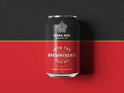 Hana Koa adventure badges beer branding can identity illustration jay master design logo moon packaging topography typography