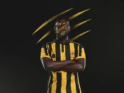 The Tiger Within ad advertising artwork campaign club concept creative design ittihad photomanipulation photoshop print retouch saudi soccer visual