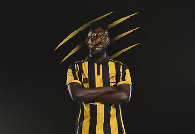 The Tiger Within ad advertising artwork campaign club concept creative design ittihad photomanipulation photoshop print retouch saudi soccer visual