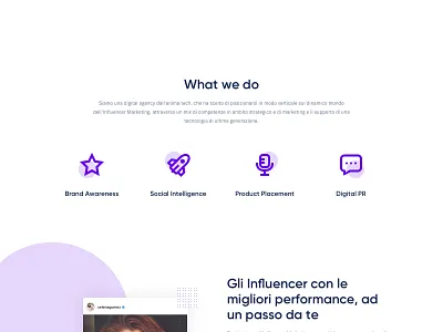 IDA Website big font big picture design flat influencer marketing ui ux ui design ux design vector vibrant colors website