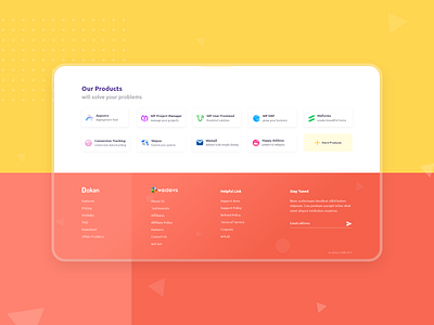 Dokan - landing page clean color colorful design interface minimal style trendy typography ui ux uxdesign uxui web website