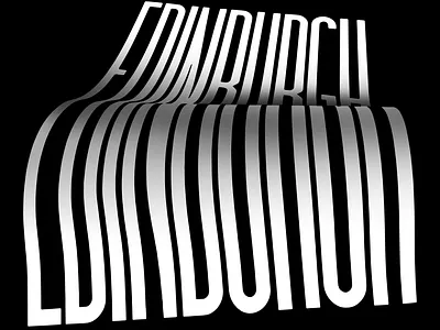 University work: Edinburgh Camera Obscura design illusion illustration illustrator posters typography