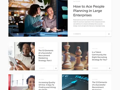 Redesign of a Blog blog material design redesign responsive web design