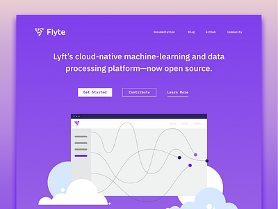 Flyte web blue brand data flight flyte identity illustration launch logo mark plane propeller purple triangle ui web