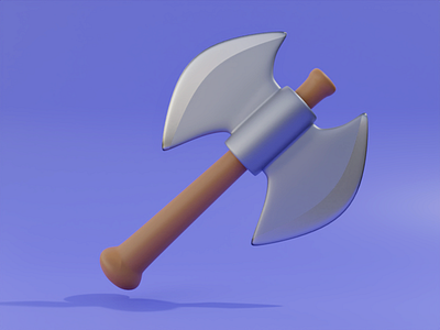 Axe 3d 3dmodeling axe b3d blender blender3d cute