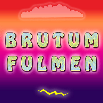 Brutum Fulmen: Empty Threat album art album cover album design austin texas branding chillwave design graphic design illustration merch rap soundcloud soundwave