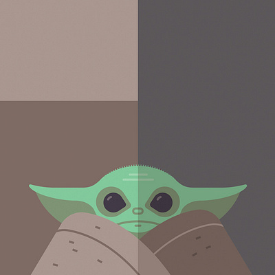 Baby Yoda baby baby yoda illustration mandalorian movie star wars tv yoda