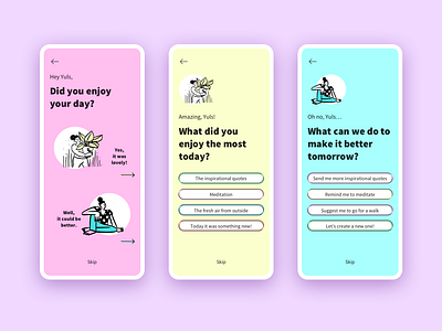 Lifestyle [app feedback] app design feedback illustration lifestyle ui uidesign ux ux design