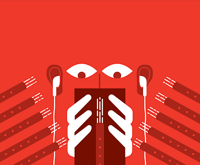 Tuning out the Holidays christmas holidays illustration pipers piping