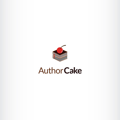 Books related logo design author book branding cake chocolate copywriter desert design education icon illustration logo vector