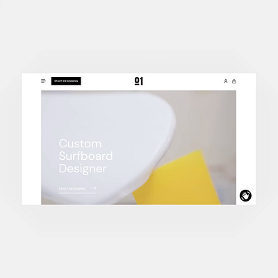 Surf Custom california custom ecommerce minimal shopify surboard surf ui ux web app