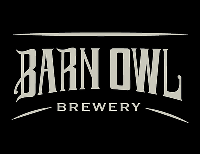 BarnOwl Logo barn owl beer graphic graphicdesigner identity illustration lettering logo logotype typogaphy western wordmark