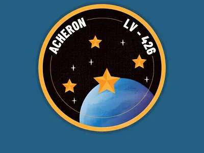Mission Patch: LV-426 design icons illustration logo patches vector