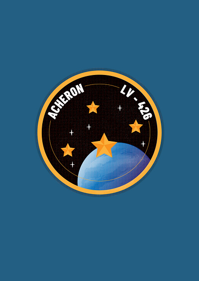 Mission Patch: LV-426 design icons illustration logo patches vector