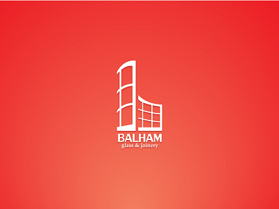 Balham Glass Logo identity design logo