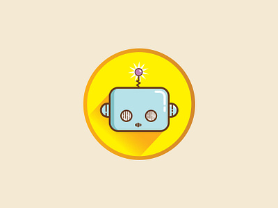 Robot Icon art artwork cartoon character concept design graphic icon illustration modern robot tech vector