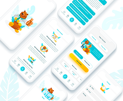 Rebound this Shot android app app design design flat ios ui user experience ux vector