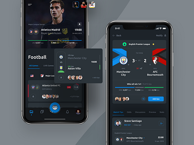 ValueBet - Mobile App adminpanel analitycs bet bets betting bookmakers chart chat dashboard football game interface ios mobile mobile app mobile bet profile social sport web