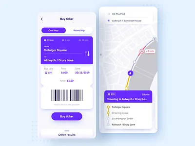 Public transport concept design app card cards design interface location map minimal mobile navigation payment public transport startup ticket tourism transit transport travel ui ux