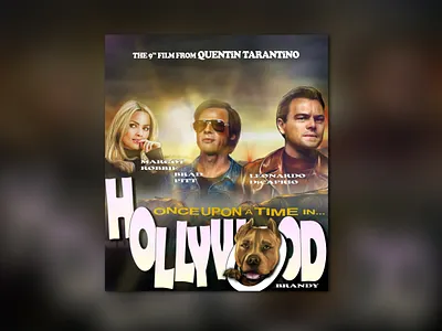 Illustration Once upon a time in Hollywood art artwork card design digital digital illustration digital painting digitalart draw drawing dribbble hollywod illustration movie art movieposter painting portrait poster poster design wallpaper