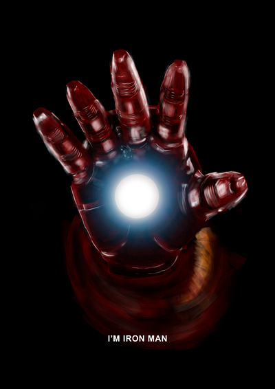 I'M IRONMAN adobe photoshop advertise avengers creative design digital illustration digital painting digitalart drawing illustration ironman painting