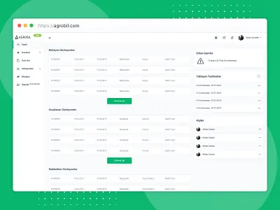 Agrobil Dashboard analysis dashboard design mobile mobile app ui uiux ux website
